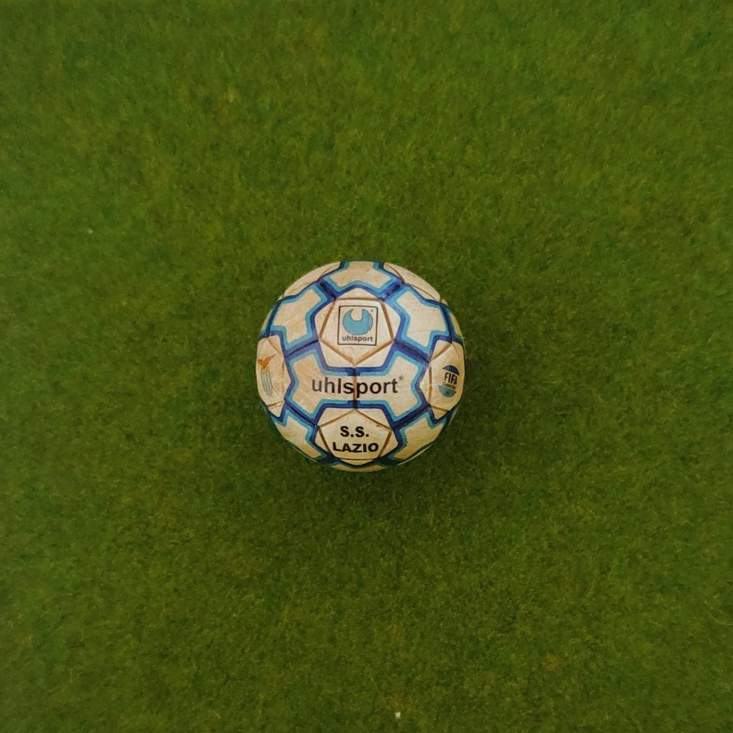 Pallina Uhlsport Lazio effetto fango in decals