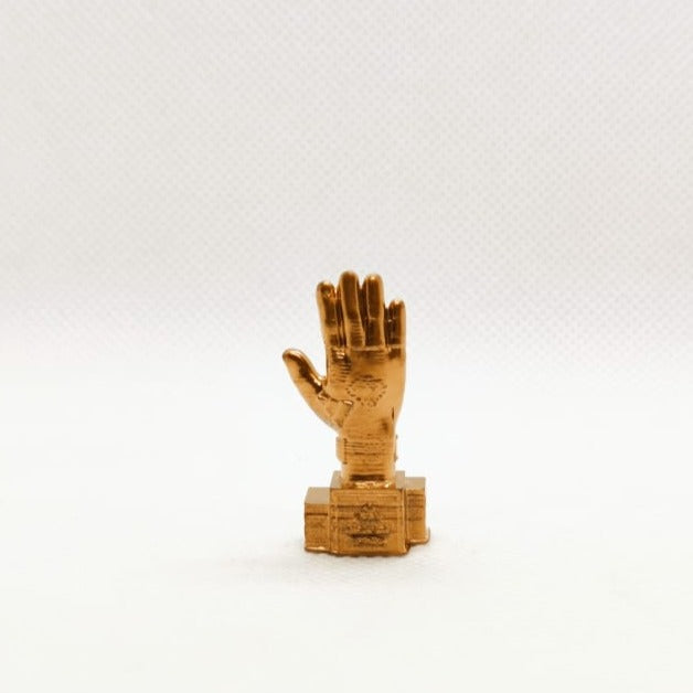 Trofeo Ref 062 - Guanto d'oro Adidas da 4 cm in resina