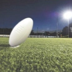 Set da 3 palline ovali da rugby Bianche