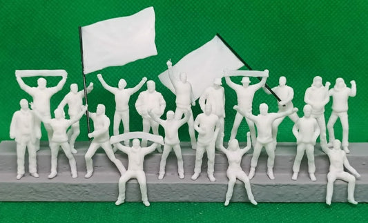 Set da 20 tifosi da dipingere