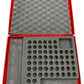 Valigetta in plastica rossa porta miniature