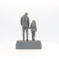Father to Daughter Figurine with Resin Pants